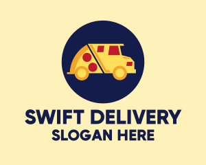 Delivery - Pizza Delivery Food Truck logo design