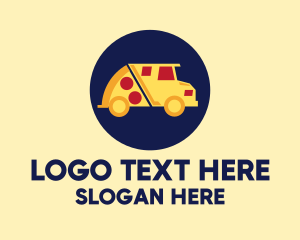 Delivery - Pizza Delivery Food Truck logo design