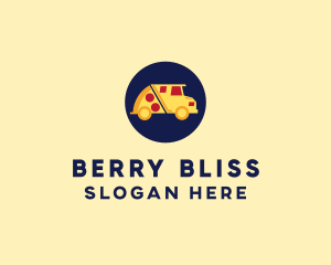 Pizza Delivery Food Truck logo design