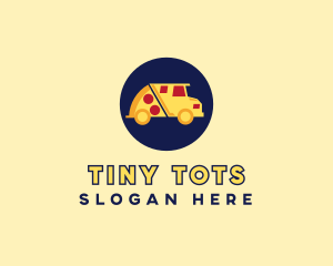 Pizza Delivery Food Truck logo design