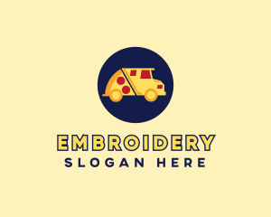 Pizza Delivery Food Truck logo design