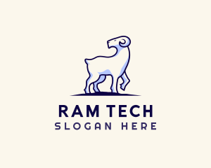 Ram - Goat Ram Farm logo design