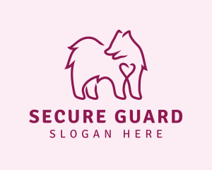 Animal Shelter - Pomeranian Dog Pet logo design