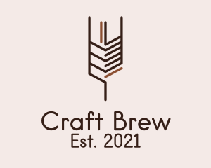 Organic Wheat Straw  logo design