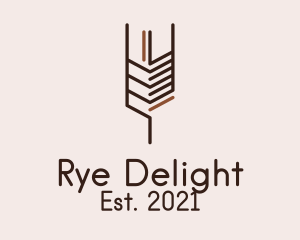 Rye - Organic Wheat Straw logo design