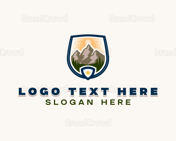 Mountain Outdoor Peak Logo