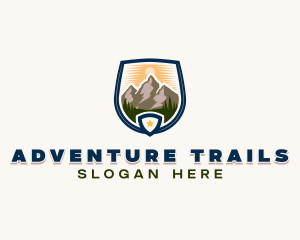 Mountain Outdoor Peak logo design