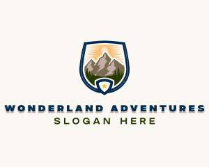 Mountain Outdoor Peak logo design