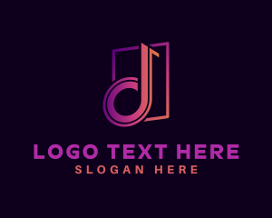 Audio - Music Song Melody logo design