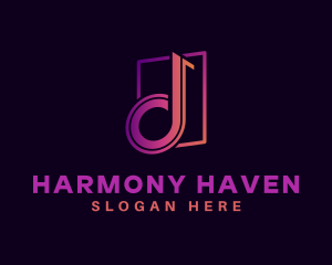 Symphony - Music Song Melody logo design