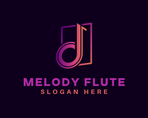 Music Song Melody logo design