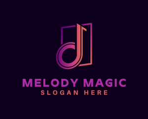 Music Song Melody logo design