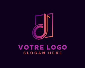 Hymn - Music Song Melody logo design