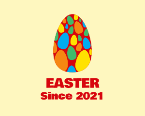 Colorful Easter Eggs  logo design