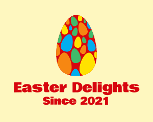 Easter - Colorful Easter Eggs logo design