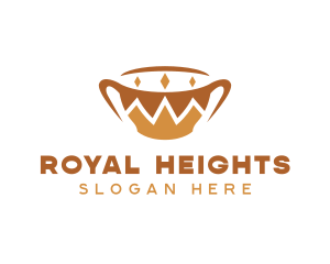 Gold Royal Mug logo design