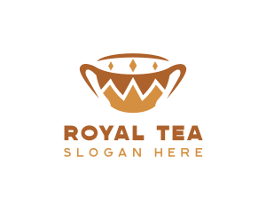 Gold Royal Mug logo design