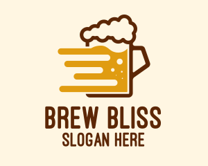 Brew - Fast Beer Brew logo design