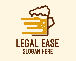 Draft Beer - Fast Beer Brew logo design