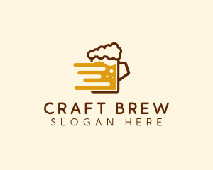 Fast Beer Brew logo design