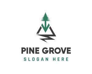 Pine Tree Outdoors logo design