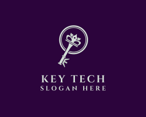 Security Key Crown  logo design