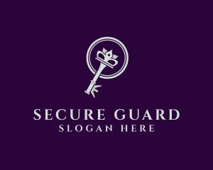 Security Key Crown  logo design
