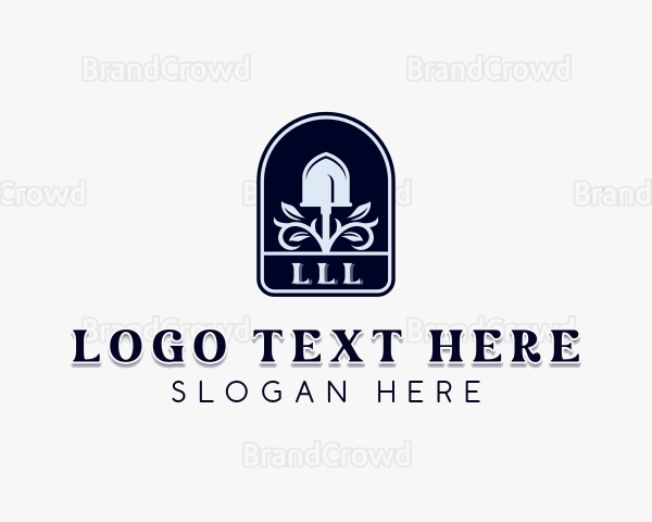 Lawn Shovel Landscaping Logo