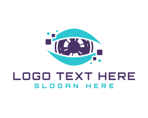 Eyeball - Digital Eye Camera logo design