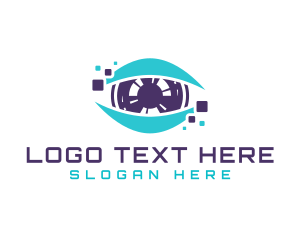 Inspector - Digital Eye Camera logo design