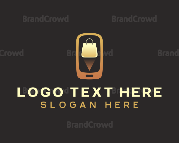 Mobile Gadget Shopping Logo