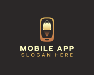 Mobile Gadget Shopping logo design