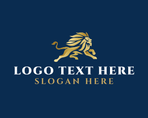 Partnership - Finance Luxury Lion logo design