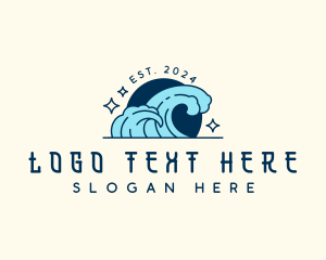 Tide - Tidal Wave Surfing logo design