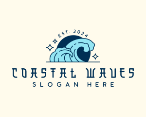 Tidal Wave Surfing logo design