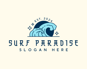 Tidal Wave Surfing logo design