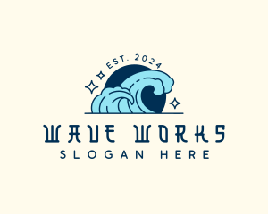 Tidal Wave Surfing logo design