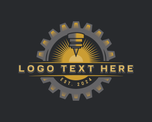 Industrial - Laser Engraving Machine logo design