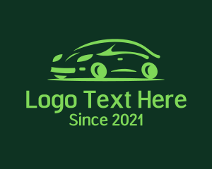Auto Parts - Green Automobile Car logo design
