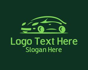 Green Automobile Car  Logo