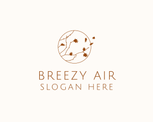 Windy - Autumn Season Breeze logo design
