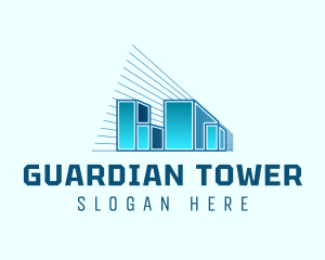 Building Blueprint Perspective logo design