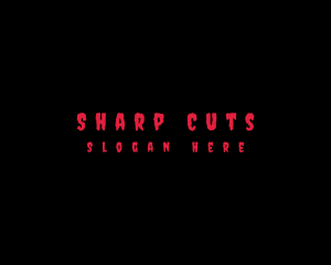 Cut - Horror Scary Business logo design