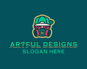 Street Artist Stencil logo design