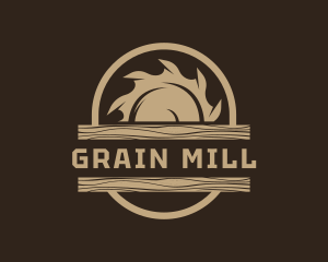 Sawmill Woodwork Tool logo design