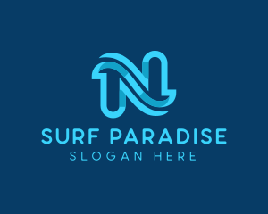 Surf - Surf Wave Resort logo design