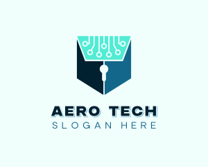 Cybersecurity Tech Programming logo design