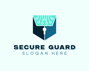 Cybersecurity Tech Programming logo design