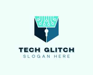 Cybersecurity Tech Programming logo design