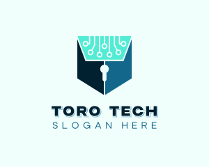 Cybersecurity Tech Programming logo design